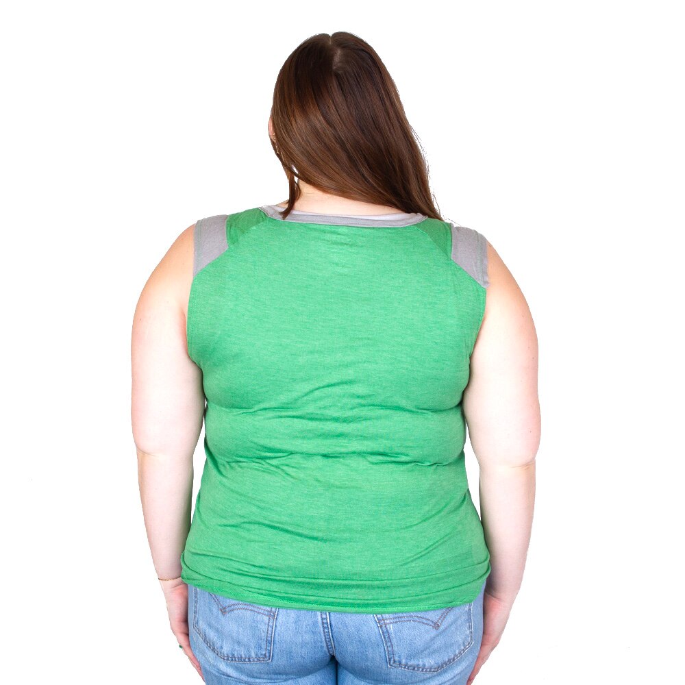 Oregon, Colosseum, Green, Sleeveless, Polyester Blend, Women, Muscle tank, Shirt, 927970